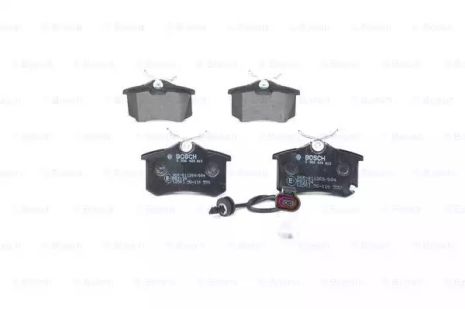 Комплект тормозных колодок, дисковый тормоз SEAT CORDOBA, VW POLO, BOSCH (0986424813)