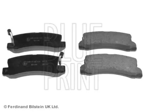 Комплект гальмівних колодок, дискове гальмо LEXUS RX, TOYOTA HARRIER, BLUE PRINT (ADT34284)