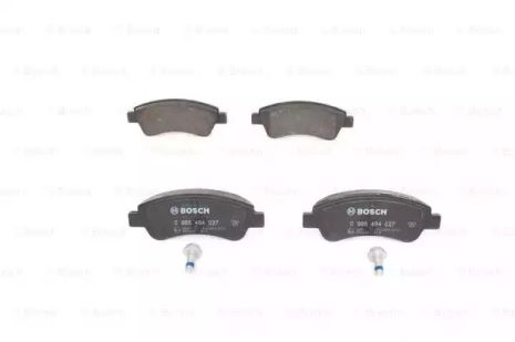 Комплект тормозных колодок, дисковый тормоз DS DS, PEUGEOT 208, BOSCH (0986494027)