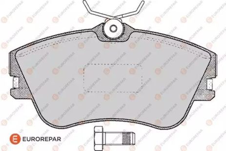 Комплект тормозных колодок, дисковый тормоз VW TRANSPORTER, EUROREPAR (1617282180)