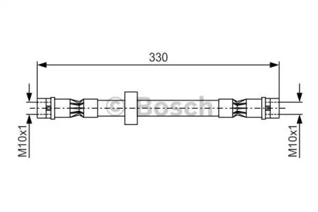 Шланг тормозной VW PASSAT, BOSCH (1987476410)