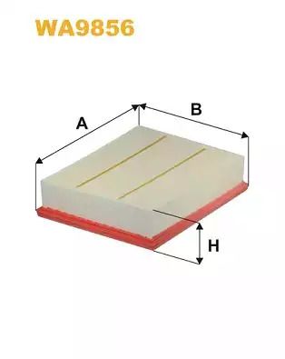 Фільтр повітряний SKODA RAPID, AUDI A1, WIXFILTRON (WA9856)