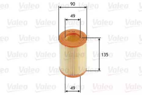 Фільтр повітряний SMART FORTWO, VALEO (585681)