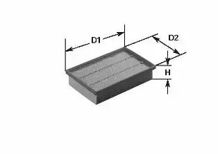 Фільтр повітряний MB C/E/S-клас (W202/203/211) M112/113 (2 шт.), CLEAN FILTERS (MA3028)