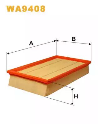 Фільтр повітряний VOLVO V50, FORD FOCUS, WIXFILTRON (WA9408)