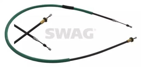 Трос ручного тормоза RENAULT CLIO, SWAG (60949620)