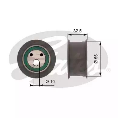 Натяжний ролик ременя ГРМ GATES (T42041A)
