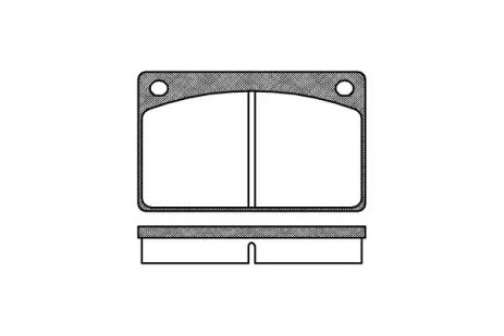 Комплект тормозных колодок, дисковый тормоз VOLVO 260, REMSA (004200)