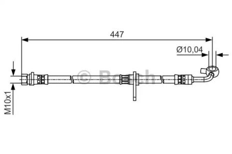 Шланг гальмівний HONDA CR-V, BOSCH (1987481511)