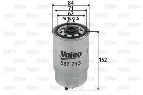Фильтр топливный DODGE NITRO, CHRYSLER GRAND, VALEO (587713)