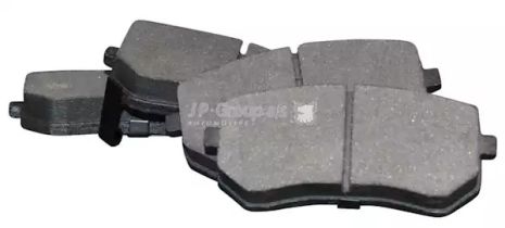 Комплект тормозных колодок, дисковый тормоз HYUNDAI i10, KIA PICANTO, JP Group (3563700510)