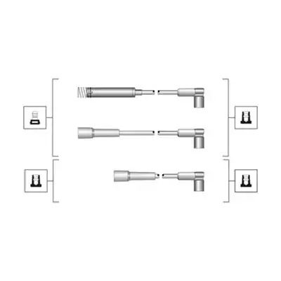 Комплект проводов зажигания FORD USA, OPEL ASTRA, MAGNETI MARELLI (941319170072)