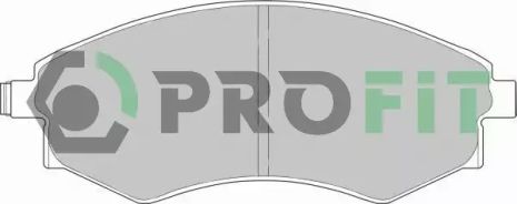 Комплект гальмівних колодок, дискове гальмо SSANGYONG REXTON, HYUNDAI SONATA, PROFIT (50000600)
