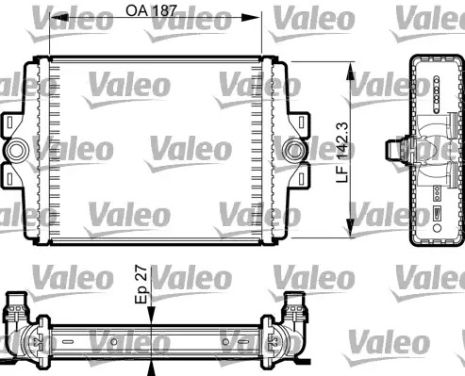 Радиатор охлаждения двигателя BMW 4, VALEO (735467)