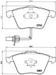 Комплект гальмівних колодок, дискове гальмо SEAT EXEO, AUDI A6, BREMBO (P85084)