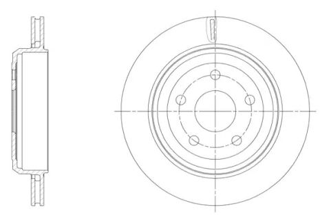 Диск гальмівний JEEP GRAND, Road House (6151310)