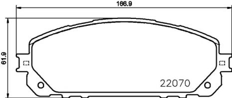 Комплект тормозных колодок, дисковый тормоз JEEP CHEROKEE, BREMBO (P37021)