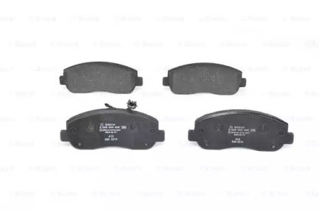 Комплект тормозных колодок, дисковый тормоз NISSAN NV400, OPEL MOVANO, BOSCH (0986494498)