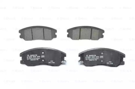 Комплект гальмівних колодок, дискове гальмо CHEVROLET CAPTIVA, OPEL ANTARA, BOSCH (0986494250)