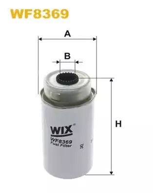 Фильтр топливный FORD , WIX FILTERS (WF8369)