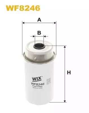 Фильтр топливный FORD TRANSIT, LTI TX, WIXFILTRON (WF8246)