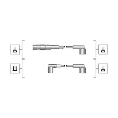 Комплект дротів запалення MERCEDES-BENZ СЕДАН, MAGNETIMARELLI (941319170048)