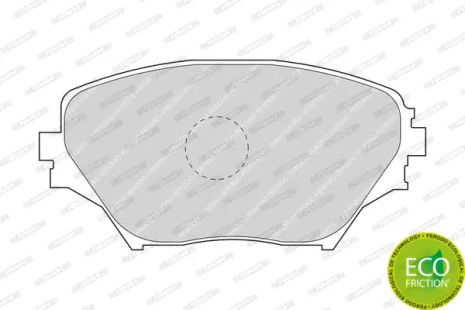 Комплект тормозных колодок, дисковый тормоз TOYOTA RAV, FERODO (FDB1514)