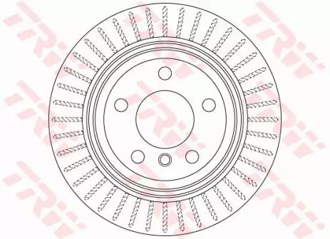 Диск гальмівний BMW 4, TRW (DF6513S)