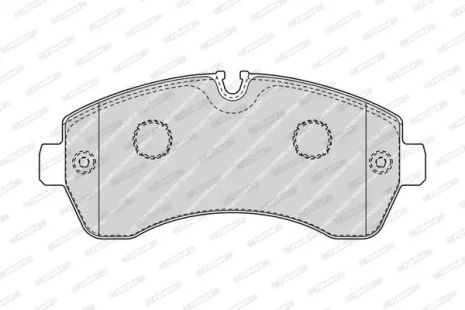 Комплект тормозных колодок, дисковый тормоз MERCEDES-BENZ SPRINTER, FERODO (FVR4470)