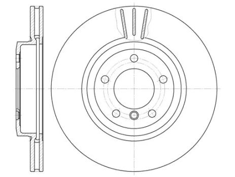 Диск тормозной LEXUS ES, TOYOTA SOLARA, REMSA (659810)