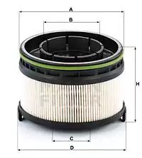 Фильтр топливный MERCEDES-BENZ GLS, MANN-FILTER (PU11001ZKIT)