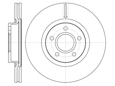 Диск тормозной LAND ROVER, VOLVO V40, REMSA (671110)