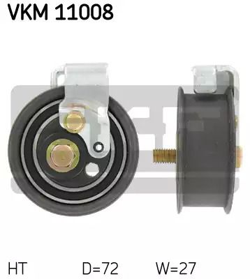 Натяжний ролик ременя ГРМ VW PASSAT, AUDI A4, SKF (VKM11008)