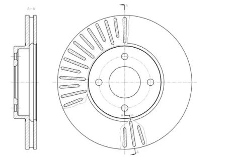 Диск гальмівний NISSAN NOTE, REMSA (6146710)