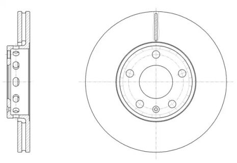 Диск тормозной VW PASSAT, SKODA SUPERB, REMSA (632810)