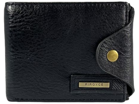 Мужской кошелек Piroyce с монетницей 407-1 черный