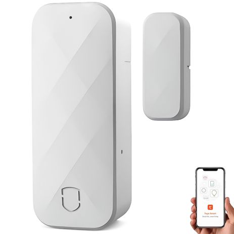 Беспроводной WiFi датчик открытия + вибрации USmart DAS-03w, поддержка Tuya, Android & iOS