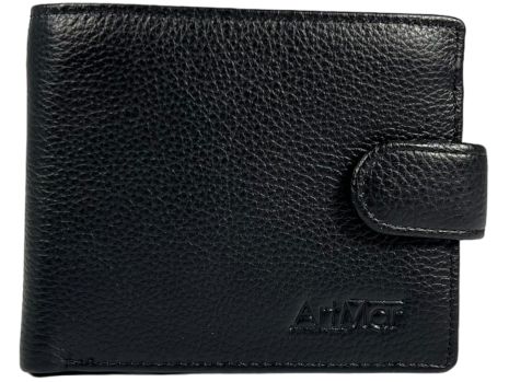 Чоловічий гаманець ArtMar з натуральної шкіри 206 чорний