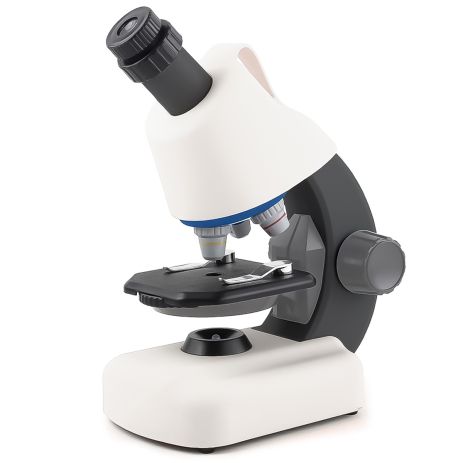 Качественный детский микроскоп для ребенка OEM 1100A-1(2) с увеличением до 1200х, Белый