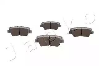 Комплект тормозных колодок, дисковый тормоз SSANGYONG KORANDO, HYUNDAI i30, Japko (51K06)