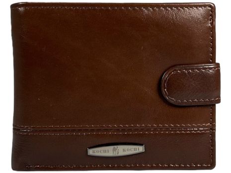 Чоловічий гаманець Kochi з натуральної шкіри K-152-2 коричневий