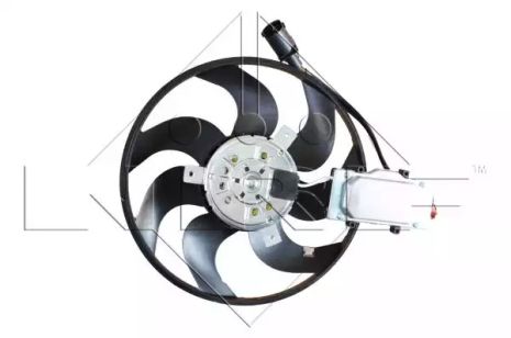 Вентилятор охлаждения двигателя AUDI Q7, VW TOUAREG, NRF (47589)