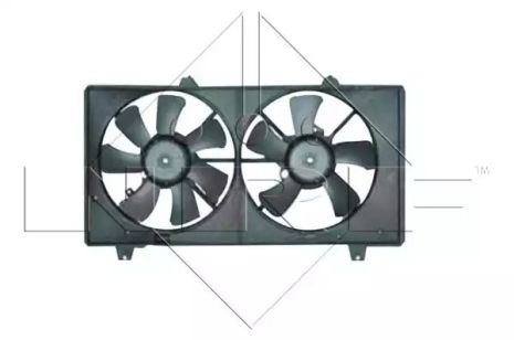 Вентилятор охолодження двигуна MAZDA 6, NRF (47426)