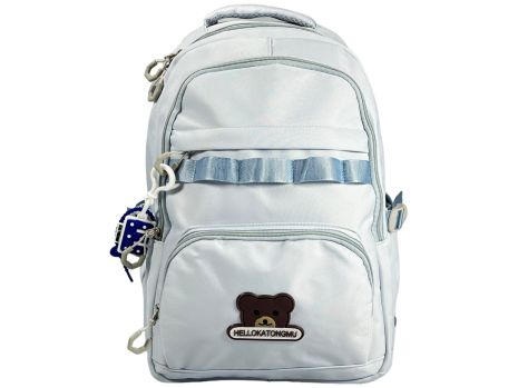 Шкільний рюкзак Filippini на чотири відділення BY8038-1-2 блакитний