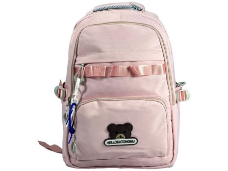 Шкільний рюкзак Filippini на чотири відділення BY8038-1-5 розовий