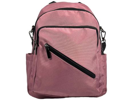 Городской рюкзак на три отделения 938-3 розовый.