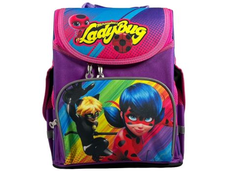 Шкільний рюкзак Space на два відділення 989161 з принтом Леді Баг і Супер-Кіт