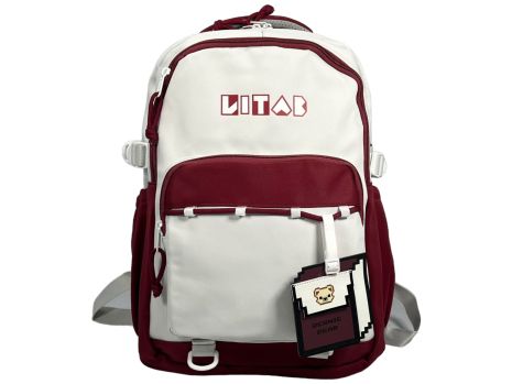 Школьный рюкзак Juxianzi на три отделения S330-2 бордовый
