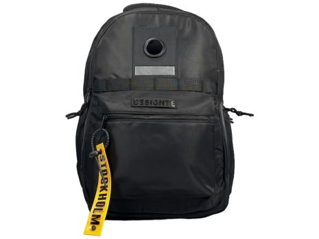 Школьный рюкзак Juxianzi на три отделения S316-2 черный