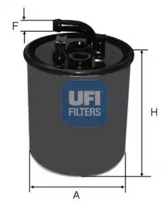 Фильтр топливный MERCEDES-BENZ SPRINTER, UFI (2441600)